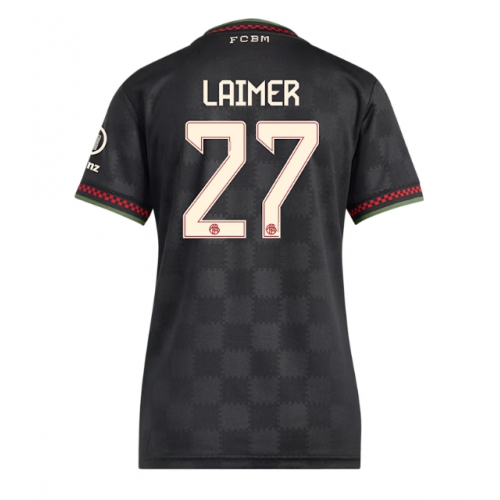 Billige Fotballdrakt Bayern Munich Konrad Laimer #27 Replika Tredjedrakt Dame 2025-26 Kortermet Billige Fotballdrakt Bayern Munich Konrad Laimer #27 Replika Tredjedrakt Dame 2025-26 Kortermet